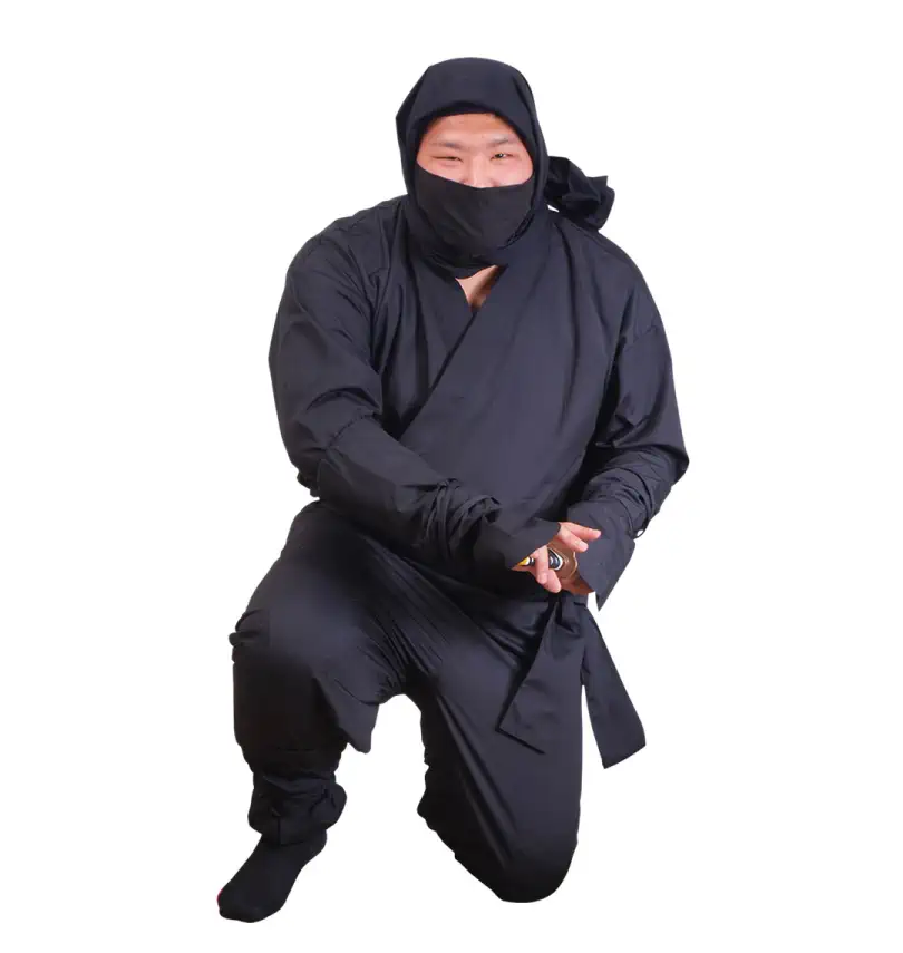 Black Ninja Mens Halloween Costume 