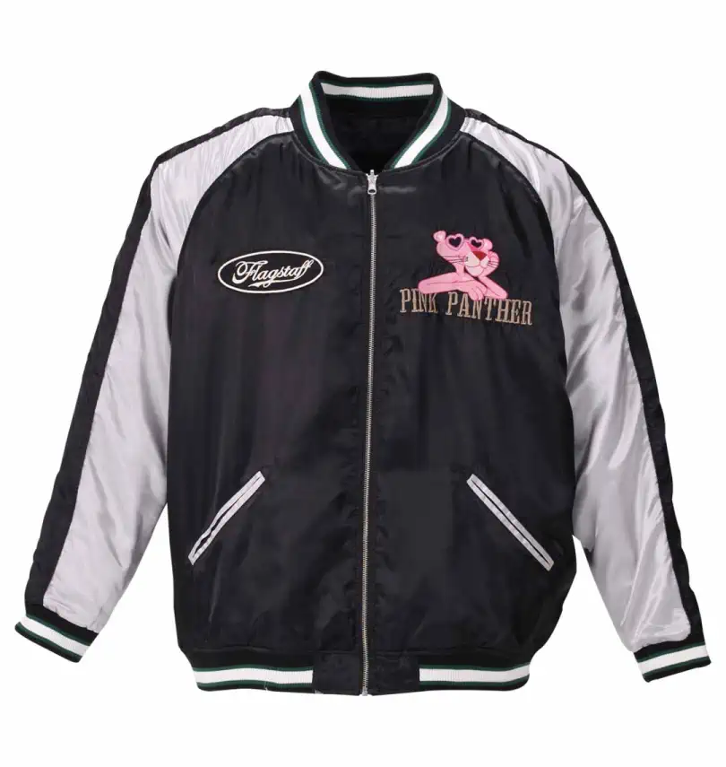Pink Panther Flagstaff Pink Panther Reversible Baseball Jacket Japanese Big Tall Clothing Shop Mid Jp