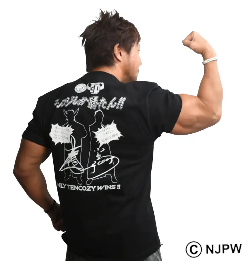 NJPW 天山広吉&小島聡デビュー30周年記念半袖Tシャツ | Japanese Big 