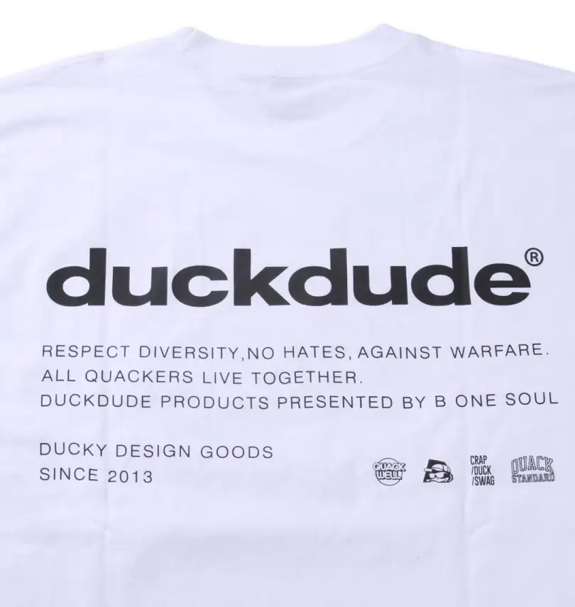 b-one-soul DUCK DUDE3Dメタリック長袖Tシャツ | Japanese Big & Tall