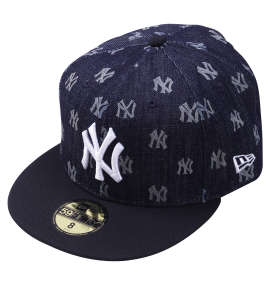 NEW ERA 59FIFTY®ニューヨーク・ヤンキースLASER BURN OUT DENIM MONOGRAMキャップ